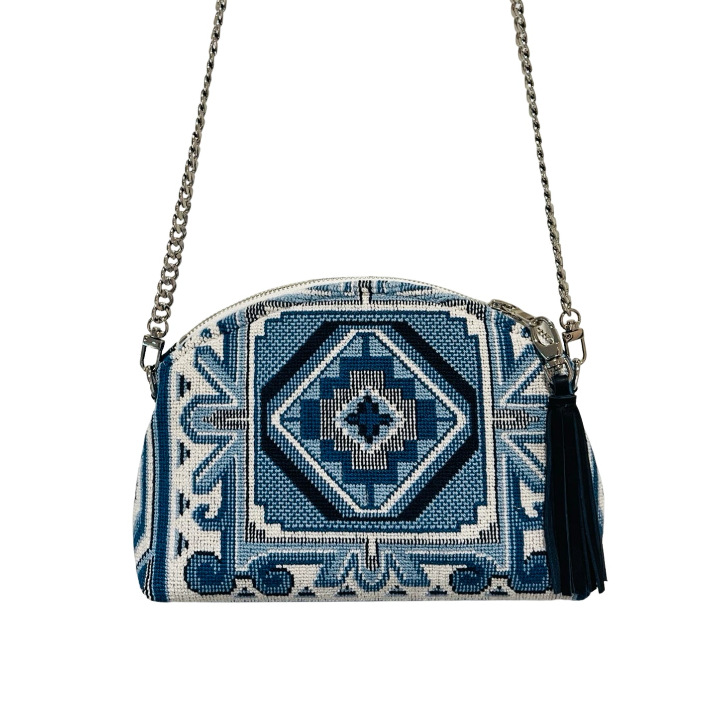 Blue Porcelain Crowley Purse