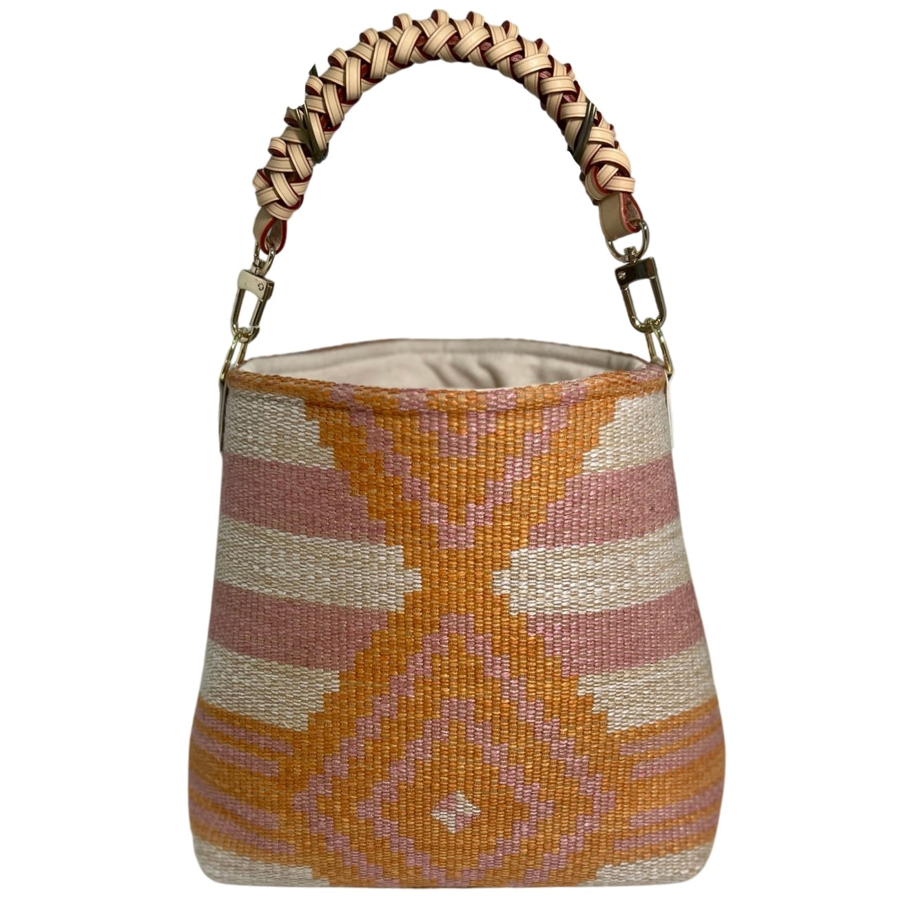 Orange and Pink Manta Bucket Bag