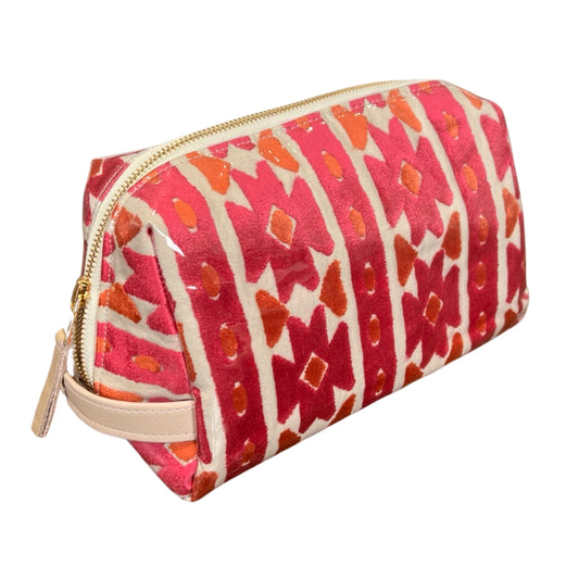 Kasbah Velvet Toiletry Bag in Pink