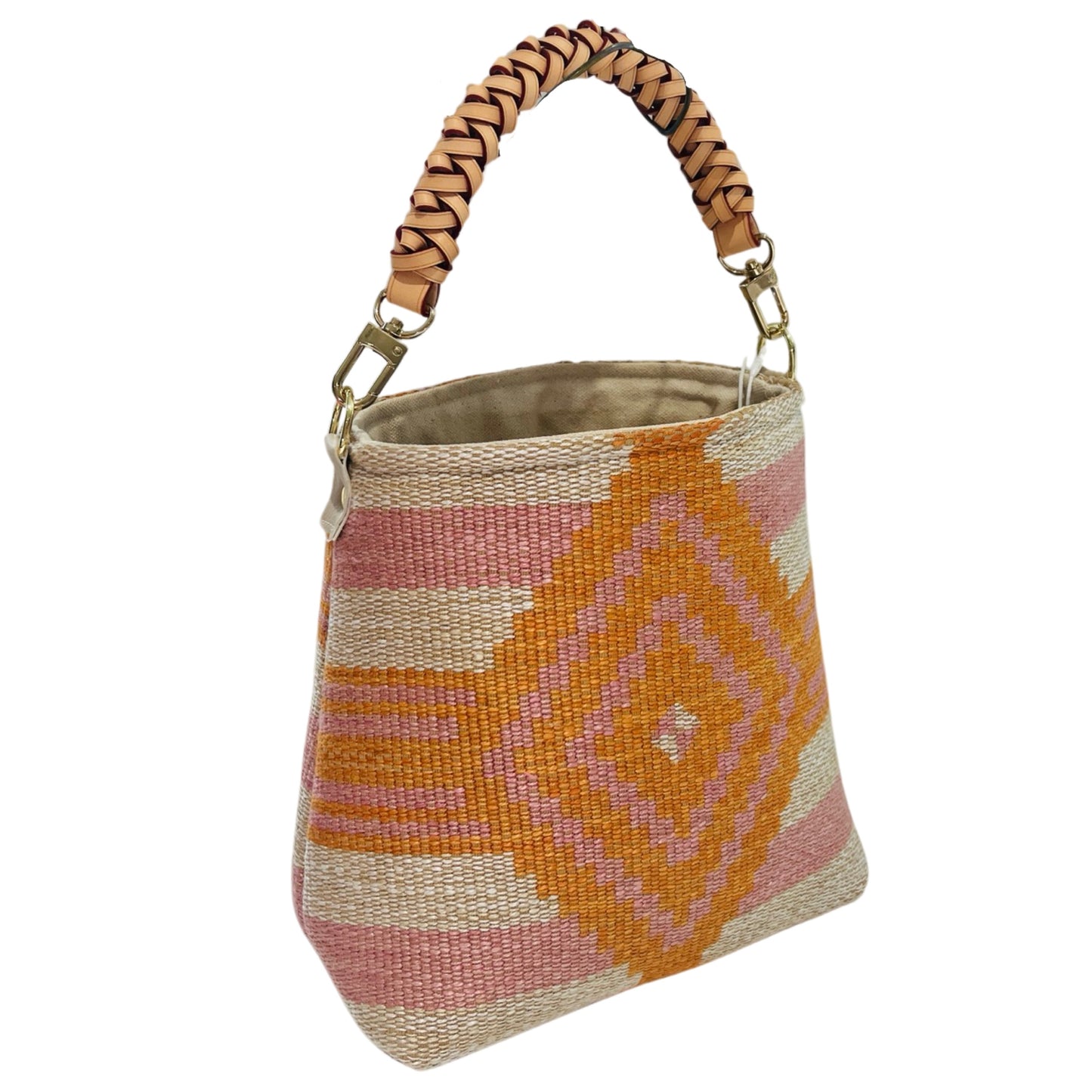 Orange and Pink Manta Bucket Bag