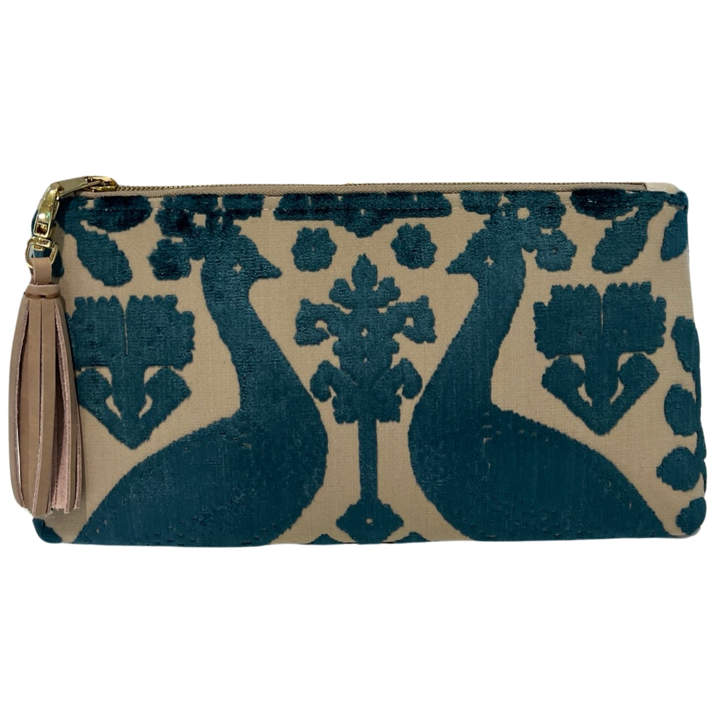 Velvet Peacock XL Clutch