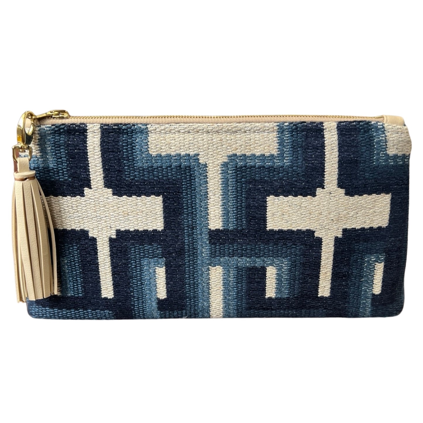 Navy Langham Art Deco Clutch