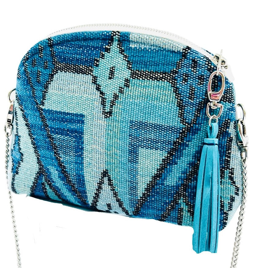 Blue Aztec Purse