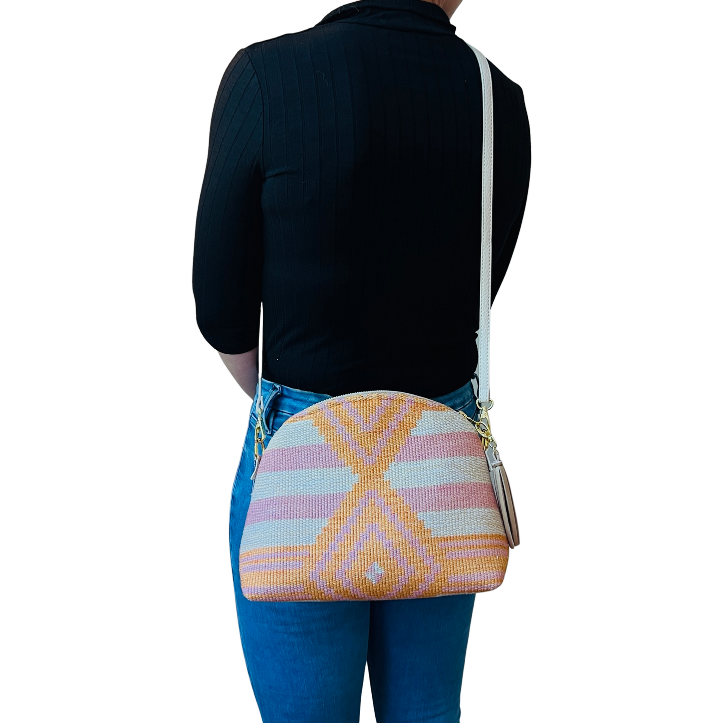 Orange and Pink Manta Purse