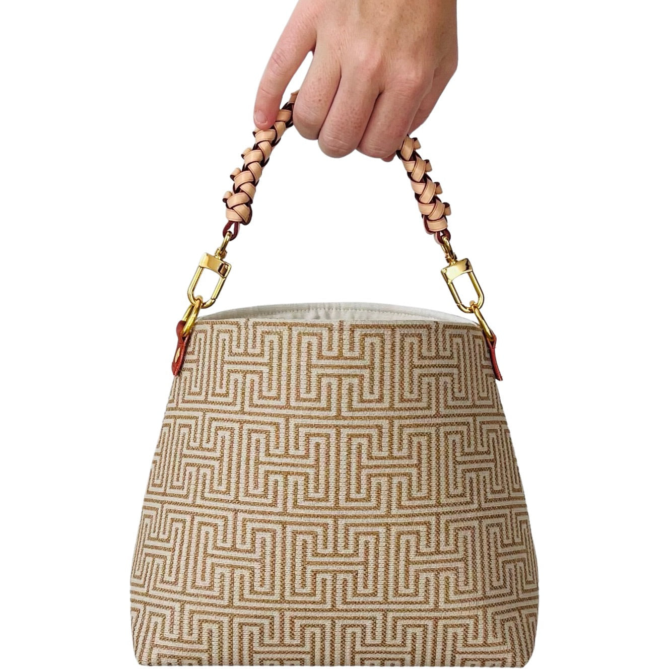 Geometric Bucket Bag