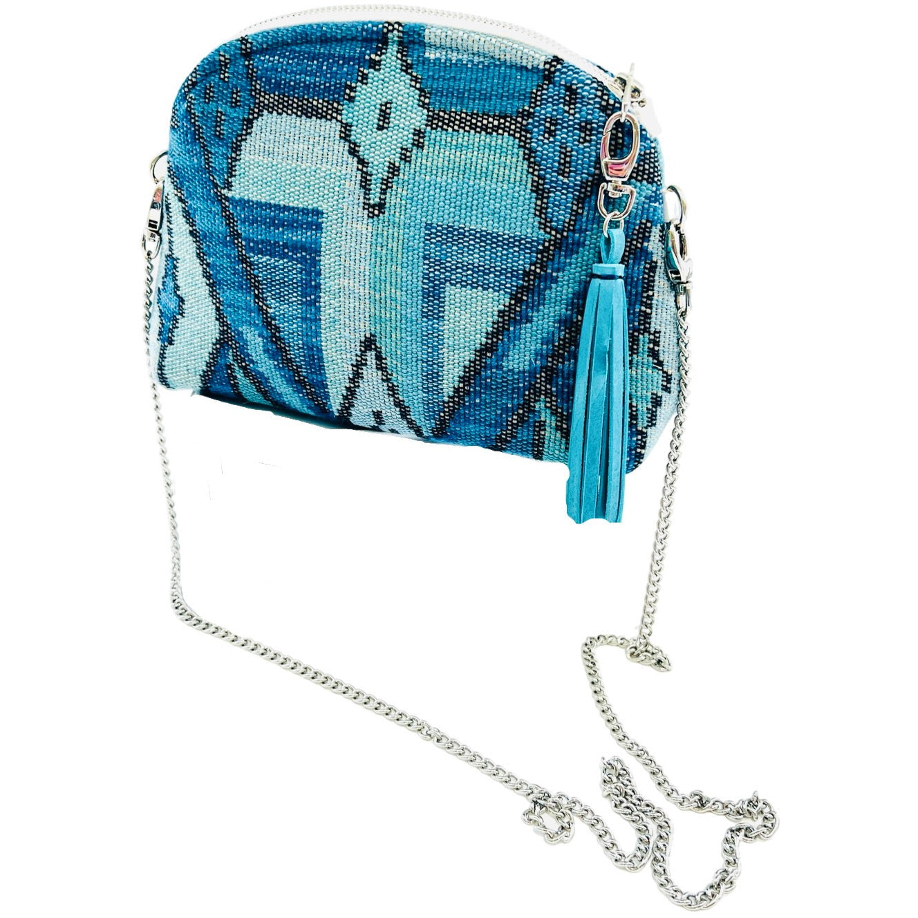 Blue Aztec Purse