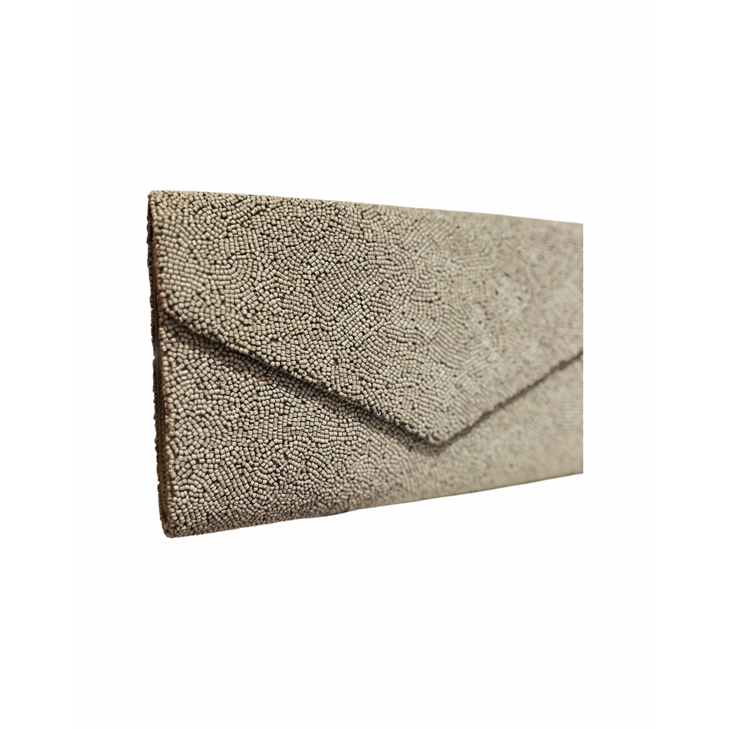 Clay Beaded Envelope Clutch