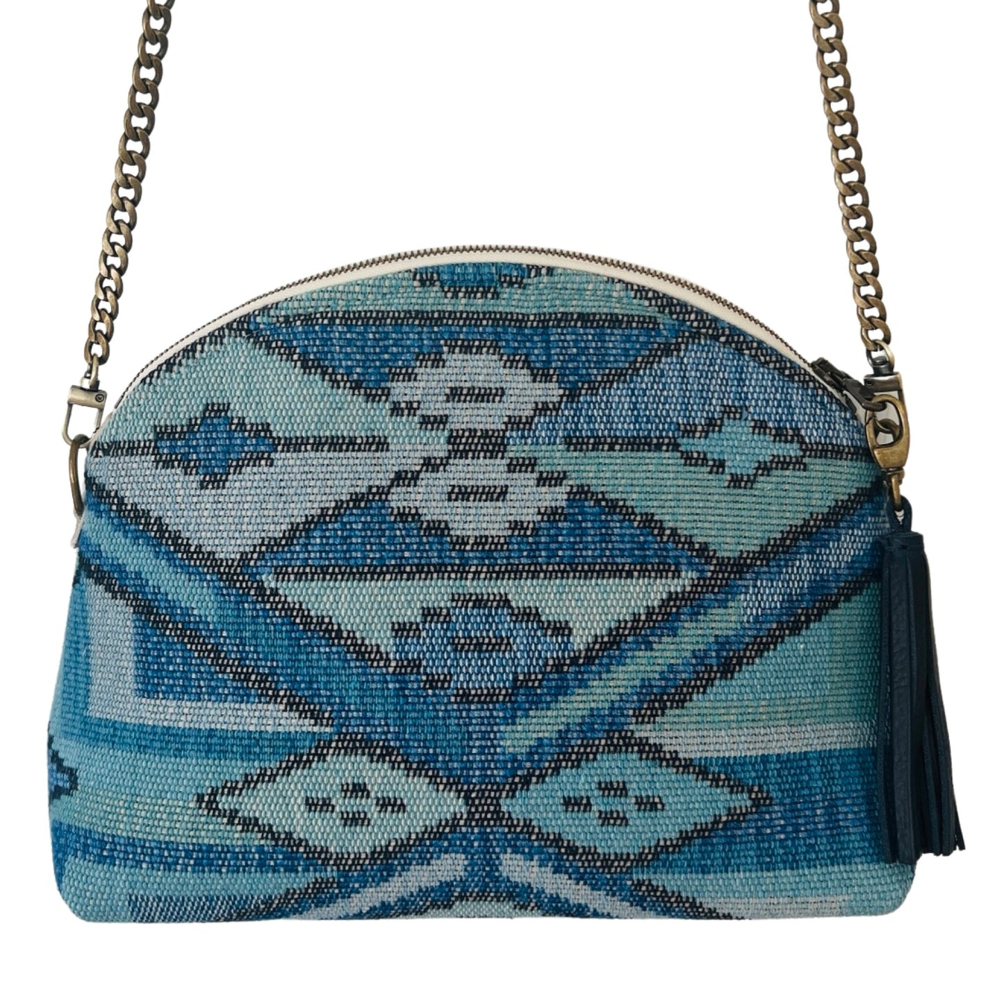 Blue Aztec Purse