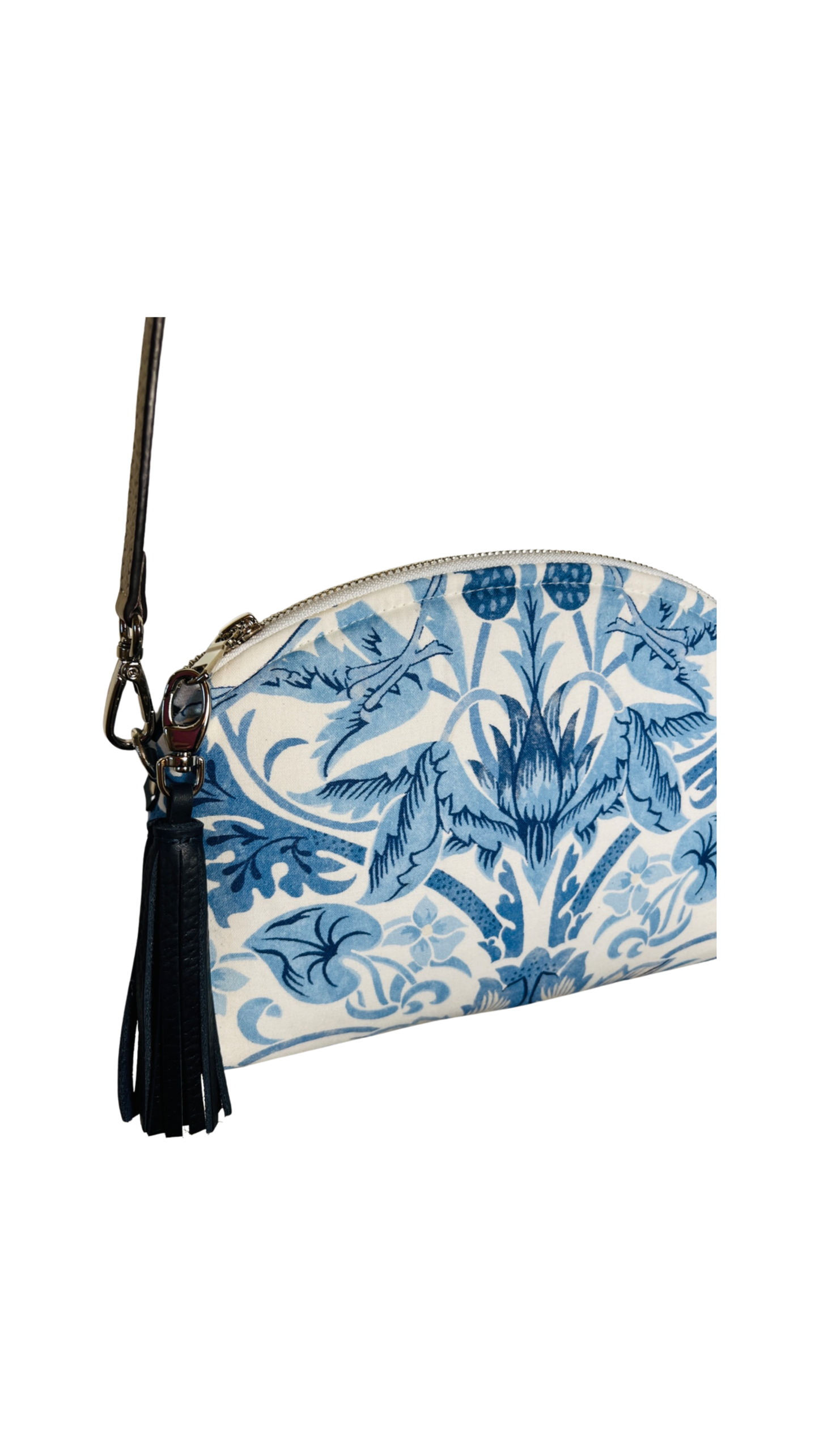 Blue Floral Purse